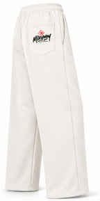 Milkyway Essential Straight-Leg Sweatpants - White
